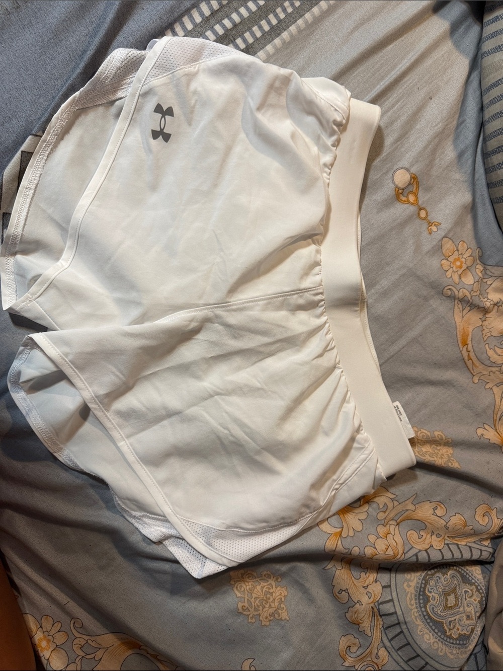 Under Armour White Women’s Athletic Running Shorts